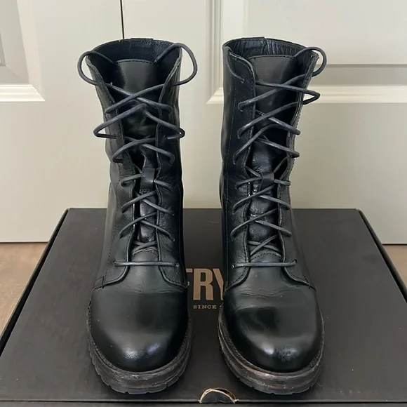 Frye Karen Combat Boot - Picture 2 of 7